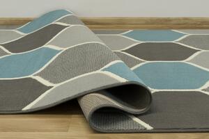 Kusový koberec LUNA 503833/95812 šedý modrý Rozměr: 120x170 cm