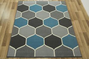 Kusový koberec LUNA 503833/95812 šedý modrý Rozměr: 120x170 cm