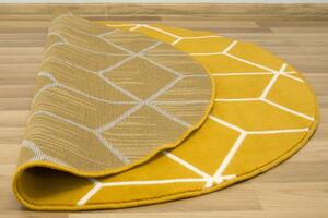 Balta Kulatý koberec LUNA 503746/89955 hořčicový žlutý Rozměr: průměr 120 cm