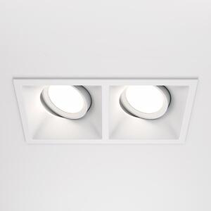 Maytoni Vestavné svítidlo DOT, 50W, d. 17,3 cm, 2xGU10 Barva: Bílá