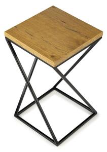 Stojan na květiny LOFT 40x24 cm černá/hnědá