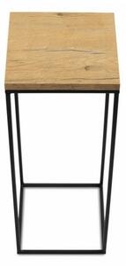 Stojan na květiny BASICLOFT 60x24 černá/hnědá