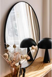Černé nástěnné zrcadlo Bonami Essentials Layla, ø 80 cm