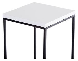 Stojan na květiny BASICLOFT 40x24 bílá/černá