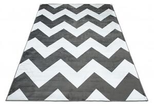 Makro Abra Moderní kusový koberec Isphahan 84271/689 CikCak šedý krémový Rozměr: 160x230 cm