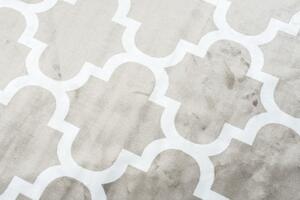 Makro Abra Moderní kusový koberec Isphahan 84270/609 šedý krémový Rozměr: 80x150 cm