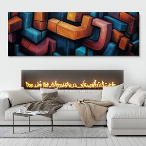 Obraz na plátně - Na hraně pochopení FeelHappy.cz Velikost obrazu: 60 x 20 cm