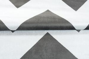 Makro Abra Moderní kusový koberec Isphahan 84271/689 CikCak šedý krémový Rozměr: 80x150 cm