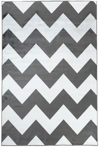 Makro Abra Moderní kusový koberec Isphahan 84271/689 CikCak šedý krémový Rozměr: 80x150 cm