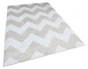 Makro Abra Moderní kusový koberec Isphahan 84271/369 CikCak béžový Rozměr: 80x150 cm