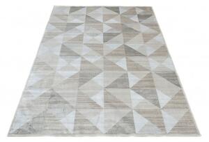 Makro Abra Moderní kusový koberec Isphahan 84196/369 trojúhelníky šedý béžový Rozměr: 160x230 cm