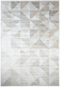 Makro Abra Moderní kusový koberec Isphahan 84196/369 trojúhelníky šedý béžový Rozměr: 160x230 cm