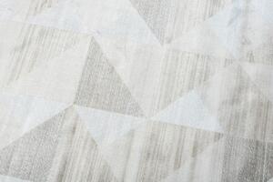 Makro Abra Moderní kusový koberec Isphahan 84196/369 trojúhelníky šedý béžový Rozměr: 80x150 cm