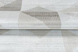 Makro Abra Moderní kusový koberec Isphahan 84196/402 trojúhelníky krémový Rozměr: 80x150 cm