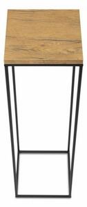 Stojan na květiny BASICLOFT 80x24 černá/hnědá