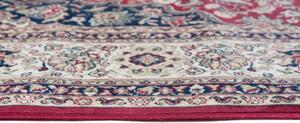 Makro Abra Klasický kusový koberec Isphahan 77801/43 červený Rozměr: 80x200 cm
