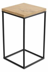 Stojan na květiny BASICLOFT 40x24 černá/hnědá