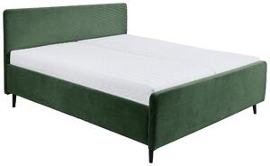 ČALOUNĚNÁ POSTEL, 160/200 cm, olivově zelená MID.YOU - Manželské postele, Online Only
