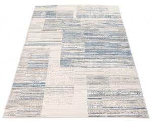 Makro Abra Moderní kusový koberec PORTLAND G498B bílý modrý Rozměr: 200x300 cm