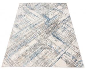 Makro Abra Moderní kusový koberec PORTLAND G505B bílý modrý Rozměr: 120x170 cm
