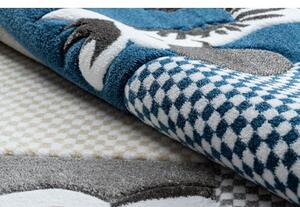 Dywany Luszczow Kusový koberec PETIT ZOO ZVÍŘATA, krémovo šedý Rozměr koberce: 180 x 270 cm