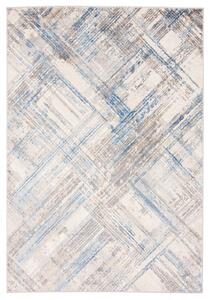 Makro Abra Moderní kusový koberec PORTLAND G505B bílý modrý Rozměr: 80x150 cm
