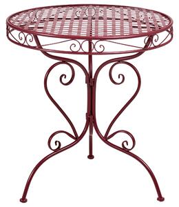 Bistro stolek ALBINIA 70 cm 70 cm Kov Vínová