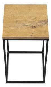 Stojan na květiny BASICLOFT 40x24 černá/hnědá