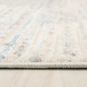 Makro Abra Moderní kusový koberec PORTLAND G501B bílý modrý Rozměr: 80x150 cm