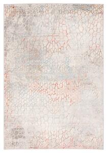 Makro Abra Moderní kusový koberec PORTLAND G513C bílý červený Rozměr: 140x200 cm