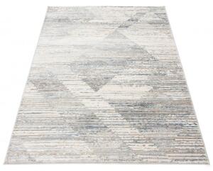 Makro Abra Moderní kusový koberec PORTLAND G501B bílý modrý Rozměr: 140x200 cm