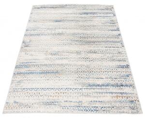 Makro Abra Moderní kusový koberec PORTLAND G494B bílý modrý Rozměr: 200x300 cm