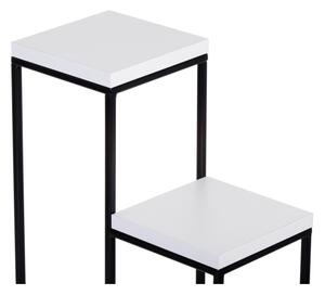 Stojan na květiny KASKADA 70x34 černá/bílá