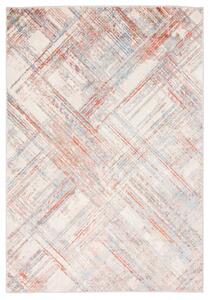 Makro Abra Moderní kusový koberec PORTLAND G505C bílý červený Rozměr: 80x150 cm