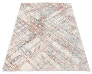 Makro Abra Moderní kusový koberec PORTLAND G505C bílý červený Rozměr: 140x200 cm