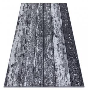 Balta Kusový koberec pogumovaný WOOD Dřevo desky šedý Rozměr: 200x300 cm