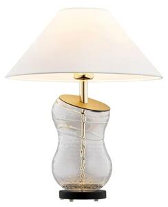 Argon 8036 - Stolní lampa VENETO 1xE27/15W/230V bílá/mosaz/černá