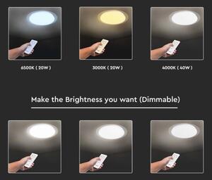 LED Stmívatelné stropní svítidlo LED/40W/230V 3000K/4000K/6500K + DO