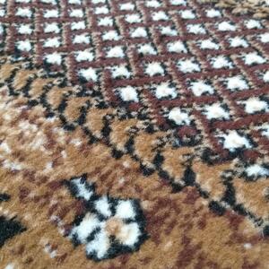 Makro Abra Kusový koberec BCF Alfa 01 Květy hnědý Rozměr: 120x170 cm