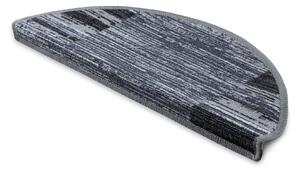 Kobercový ráj Kobercový nášlap Adagio 29 tmavě šedý Rozměr: 67 cm x 24 cm + 3 cm (zahnutí)