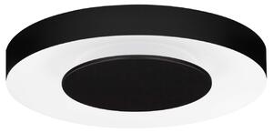 Černobílé kovové stropní LED světlo Nova Luce Pada 40 cm