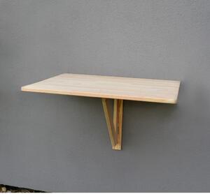 Zahradní nástěnný stolek z borovicového dřeva 79x59 cm - Rojaplast