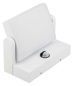 LED Venkovní nástěnné svítidlo se senzorem LED/17W/230V 3000K IP65 bílá