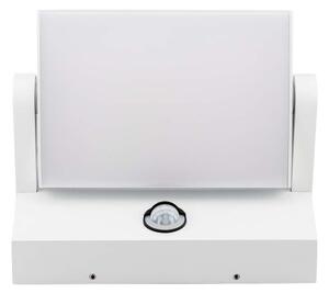 LED Venkovní nástěnné svítidlo se senzorem LED/17W/230V 3000K IP65 bílá