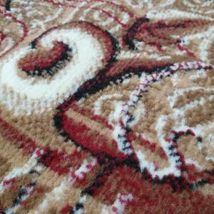 Makro Abra Kusový koberec BCF Alfa 11 Květy červený Rozměr: 60x100 cm