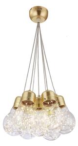 Klausen 142007 - LED Lustr na lanku BULBS LED/30W/230V zlatá