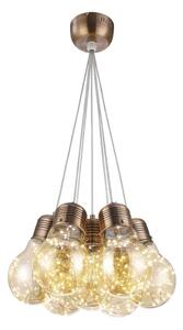 Klausen 142009 - LED Lustr na lanku BULBS LED/30W/230V bronzová