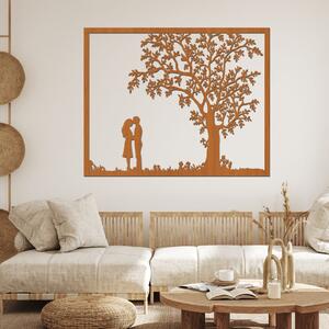 Dřevo života | Dřevěný strom na zeď SOUZNĚNÍ | Rozměry (cm): 40x32 | Barva: Bílá