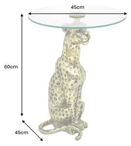 Odkládací stolek WILDLIFE PANTHER 60 CM zlatý Nábytek | Doplňkový nábytek | Odkládací stolky