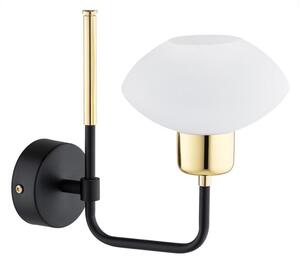 Argon 8032 - Nástěnná lampa RAVELLO 1xE14/15W/230V černá/zlatá